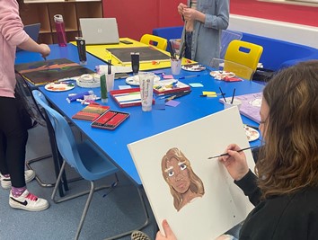 Art projects at Bolton Lads & Girls Club